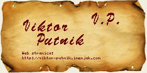 Viktor Putnik vizit kartica